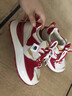 圖瓦西2025秋季新款厚底阿甘鞋女黃色雙鞋帶松糕休閑潮鞋運動(dòng)德訓老爹鞋 紅色 37 (235mm) 曬單實(shí)拍圖