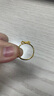 謝瑞麟黃金戒指女蝴蝶結(jié)足金活口戒指送女友老婆情人節(jié)生日禮物計價 黃金蝴蝶結(jié)戒指約2.9克 曬單實拍圖