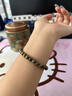祥隱【直發(fā)】天然綠檀木手串女檀香木質(zhì)念珠手鏈轉運珠文玩佛珠 【和田玉款】6mm【穩定情緒】 曬單實(shí)拍圖