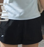 安踏速干套裝丨運(yùn)動(dòng)短袖短褲兩件套女夏季冰絲跑步吸濕透氣羽毛球服 曬單實(shí)拍圖