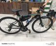 喜德盛25款RC500鋁合金破風車架20速油碟成人進階型單車 黑/鐳射銀480mm 曬單實拍圖