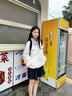 衣品元飛行服外套假兩件女款2025秋季新款寬松美式條紋拼接夾克棒球服 白色 M （95-115）斤 曬單實(shí)拍圖