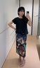 AEMAPE度假風(fēng)洋氣休閑褶皺寬松時(shí)尚印花半身裙女2025年夏季新款高腰顯瘦 圖片色 L (建議100斤-115斤) 曬單實(shí)拍圖