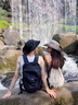 鉑吶苓登山帽三件套帽子男女大帽檐牛仔漁夫帽女戶外徒步遮陽登山裝備 【帽子+黑色面罩+護(hù)目鏡】三件套 曬單實拍圖