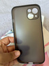 奶小鴨 適用蘋(píng)果13手機(jī)殼 iphone13保護(hù)套鏡頭全包超薄透明磨砂防摔軟殼男女款 深空黑 曬單實(shí)拍圖