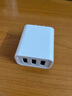 科沃充電頭3.4A三口USB充電器插頭兼容5V2A/1A多口孔快充適用于蘋(píng)果華為小米三星OPPO安卓手機(jī)平板通用 曬單實(shí)拍圖