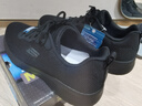 斯凱奇（Skechers）男鞋秋季運動(dòng)鞋新款網(wǎng)面透氣休閑鞋戶(hù)外輕便緩沖減震跑步鞋子男 全黑色 41 曬單實(shí)拍圖