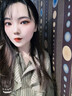 謎秀設(shè)計感長袖條紋襯衫女2025秋季新款上衣女韓版小眾紐扣荷葉邊襯衣 綠色條紋 L 曬單實拍圖