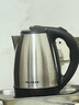 美菱（MeiLing）燒水壺?zé)崴畨仉姛崴畨?304不銹鋼電水壺 1.8L大容量 MH-D2032銀色 曬單實(shí)拍圖
