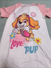 汪汪隊立大功（PAW PATROL）兒童睡裙女童睡衣夏季短袖寶寶學生睡袍裙空調(diào)家居服PA1899A 130 曬單實拍圖