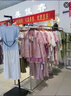 語森憶服裝店女裝店中間陳列貨架展示架落地中島架不銹鋼雙排 支持定制加滑輪 曬單實(shí)拍圖