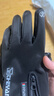 目丸手套男冬季保暖觸屏開(kāi)車(chē)騎車(chē)外賣(mài)摩托車(chē)騎行防風(fēng)冬天露指女棉手套 1#黑色-拉鏈翻指款 曬單實(shí)拍圖