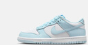 耐克（NIKE）官方男童DUNK LOW大童運動童鞋新款膠底低幫薄荷綠FB9109 105白/冰川藍 38 曬單實拍圖