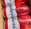 百威啤酒TOP淡色拉格450ml*18聽(tīng)整箱裝新老包裝交替發(fā)貨 中秋送禮  曬單實(shí)拍圖