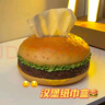 右客漢堡紙巾盒創(chuàng  )意沒(méi)事復古客廳抽紙盒家用趣味裝飾品擺件 巨無(wú)霸漢堡紙巾盒 曬單實(shí)拍圖