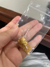 周大生黃金耳飾足金珠子5G極光耳釘生日禮物送女友 星球0.81g 曬單實(shí)拍圖