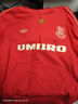 茵寶（Umbro）【任賢齊同款】六六大順連帽衛(wèi)衣運動上衣新款套頭衫 新年紅 M 曬單實拍圖