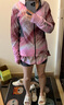 TOSWIMTOSWIM泳衣女分體短袖游泳衣防曬遮肚顯瘦溫泉海邊度假?zèng)_浪服泳裝 胭粉云川【時(shí)尚分體設(shè)計(jì)】 2XL 曬單實(shí)拍圖