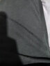 羅蒙（ROMON）褲子男款秋季高品綿柔垂感舒適半松緊褲腰通勤男士休閑褲 黑 XL 曬單實拍圖