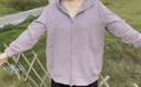 MsShe【加厚奧粒絨】大碼女裝2025秋冬裝胖mm寬松連帽衛衣外套女 果醬紫色現貨 5XL 曬單實(shí)拍圖