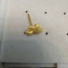 明牌珠寶新年禮物足金黃金個(gè)性DIY單只動(dòng)物耳釘耳飾送禮女AFH0035工費80 足金耳飾 單只貓咪AFH0035-1 約0.92克 曬單實(shí)拍圖