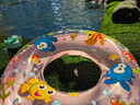 卡通兒童游泳圈 腋下浮圈成人款充氣泳圈 圖案隨機 【70cm】適合4-10歲 曬單實(shí)拍圖
