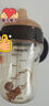 世喜嬰兒學飲杯鴨嘴杯6個月以上兒童水杯奶瓶ppsu防摔夏季牛奶杯 鴨嘴款+學飲嘴 曬單實拍圖
