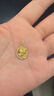 明牌珠寶七夕禮物足金5G優(yōu)藝金黃金玫瑰紋章ROSE吊墜項(xiàng)墜女AFC0636工費(fèi)300 足金吊墜 約1.67克 曬單實(shí)拍圖