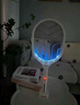 奧克斯（AUX）【自動誘蚊/銷量TOP1】電蚊拍充電式滅蚊拍家用滅蚊神器電蒼蠅拍 曬單實(shí)拍圖