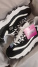 斯凱奇（Skechers）鞋子女秋冬奶茶熊運(yùn)動(dòng)厚底時(shí)尚復(fù)古老爹鞋149906 黑色/白色/BKW 37 曬單實(shí)拍圖
