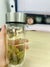 希諾雙層玻璃杯男款杯子大容量鵝蛋保溫泡茶杯2025新款水杯七夕節禮物 280ml本色-鵝蛋造型-升級新品 曬單實(shí)拍圖