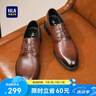 海瀾之家HLA皮鞋男士德比鞋商務(wù)正裝辦公鞋子男HAAPXM4DAV318 棕色42 曬單實(shí)拍圖