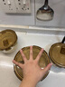 AILUKI日本加高圓形玻璃飯盒輕薄便攜餐盒套裝微波爐加熱碗帶蓋便當(dāng)盒 輕薄摩卡棕500ML 飯盒 曬單實(shí)拍圖