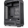 Thermaltake（Tt）The Tower 600 海景房機箱 電腦主機（MATX主板/支持背插/支持420水冷/4090顯卡/水平橫躺） 黑色 曬單實(shí)拍圖