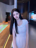 棉致法式初戀方領連衣裙女夏季2025新款小個子氣質絕美收腰顯瘦長裙子 乳白色 L 建議105-120斤 曬單實拍圖
