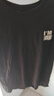 名創(chuàng)優(yōu)品（MINISO）短袖t恤男夏季潮牌半袖2025新款男士正肩純棉休閑上衣 黑 L 曬單實拍圖