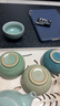 琦軒源汝窯主人杯品茗杯功夫茶杯套裝陶瓷茶碗整套家用茶盞商務(wù)節日送禮 曬單實(shí)拍圖