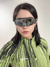 歐克利（OAKLEY）9455 騎行眼鏡防強光騎行眼鏡登山跑步滑雪護目鏡男女款 黑框銀片 單支+專(zhuān)柜鏡盒 曬單實(shí)拍圖