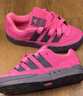 adidas「面包鞋」ADIMATIC經(jīng)典滑板鞋男女阿迪達(dá)斯官方三葉草 融合粉/極光黑/融合粉     41 曬單實(shí)拍圖