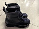 強人男靴3515馬丁靴頭層牛皮戶(hù)外皮靴工裝靴 固特異男靴 黑色 44碼 曬單實(shí)拍圖