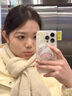 明摩秋冬款 MM中戲同款羽絨服女2024年新款冬季長(zhǎng)款過(guò)膝加厚保暖白鴨絨 淺黃色 M 曬單實(shí)拍圖