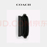 蔻馳（COACH）男士CHARTER 18號翻蓋斜挎包男包 黑色 曬單實(shí)拍圖