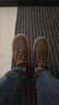 奧康男鞋秋冬季2025新款百搭板鞋男真皮休閑皮鞋男增高黑色運動(dòng)鞋子男 棕色 （1255423071R） 41 （標準皮鞋碼） 曬單實(shí)拍圖