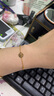 周六福（ZLF）七夕禮物  黃金手鏈女款足金國(guó)潮5G金福牌手鏈?zhǔn)诛棜q歲有福 計(jì)價(jià) 16+3cm尾鏈 - 2.29g 曬單實(shí)拍圖