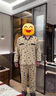 胖哥哥大碼男裝星河入夢(mèng)家居服長(cháng)袖長(cháng)褲套裝加肥加大胖子睡衣純棉衣服 卡其 6XL （270-300斤） 曬單實(shí)拍圖