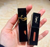 圣羅蘭（YSL）黑管鏡面愛(ài)心唇釉610口紅滋潤(rùn)化妝品七夕情人節(jié)禮物生日禮物 曬單實(shí)拍圖