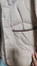 坦博爾羽絨服女秋冬新款輕薄短款小個(gè)子翻領(lǐng)韓版百搭外套TD236266 奶茶棕 XS 155/80A（建議體重115斤以?xún)龋?曬單實(shí)拍圖