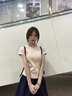 唐菓蜜連衣裙女夏季2025新款女裝韓系甜妹減齡學院風小個子套裝裙夏天 杏粉上衣+藏青裙子 M 曬單實拍圖