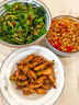 龍大肉食豬雪花松板肉 凈重2斤 精修肉青秘制肉韓式烤肉燒烤冷凍食材 曬單實拍圖