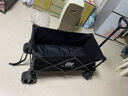 探險(xiǎn)者露營車折疊推車戶外露營兒童小推車營地車?yán)曦浶⊥宪嚲蹟n型推車 350L 曜石黑-雙剎坦克輪+后開模式 曬單實(shí)拍圖